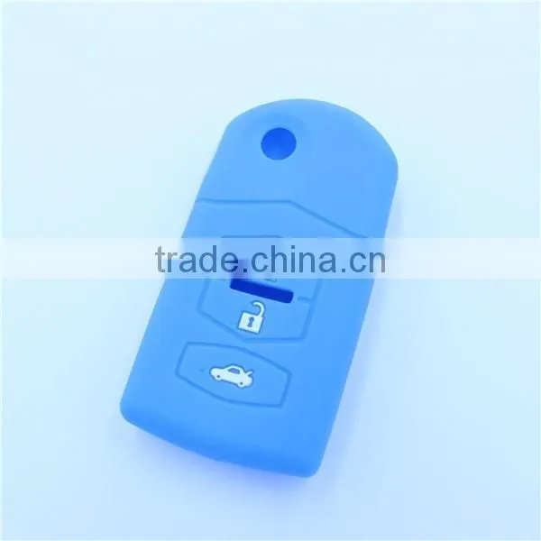 NEW SILICONE HOT BRIGHT CAR KEY COVER CASE FOR MAZDA MPS CX7 CX9