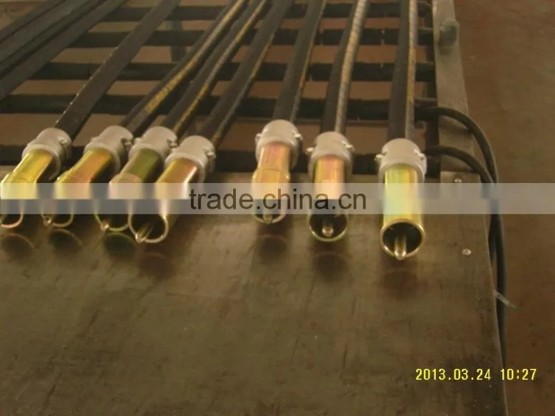 The coupling of gasoline concrete vibrator
