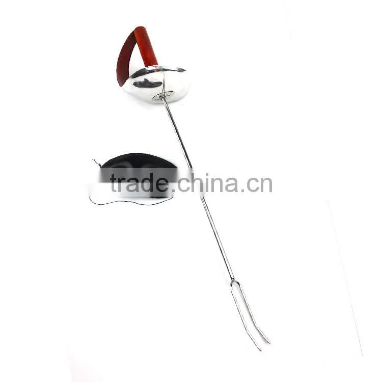 Long stainless steel barbecue skewer sword with a brilliant gift