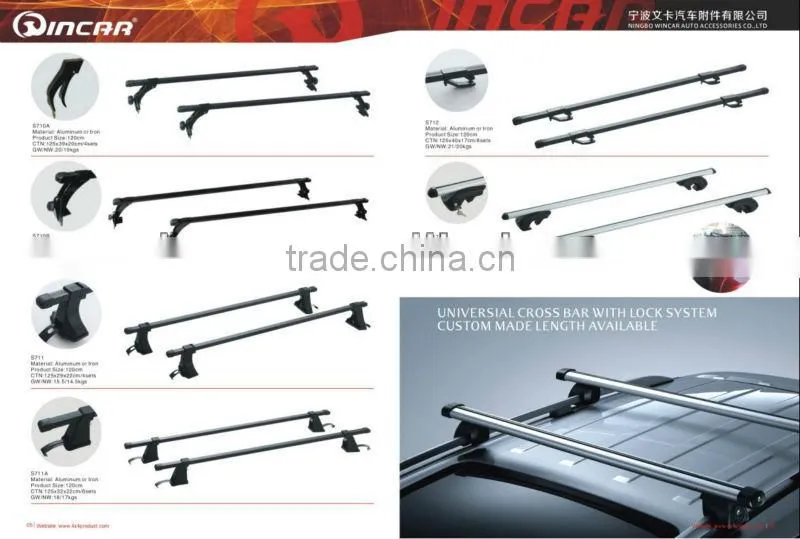 Alumnium sports roof rack basket car roof luggage rack