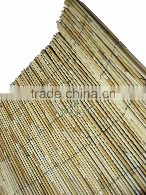 Reed fencing for the gardening