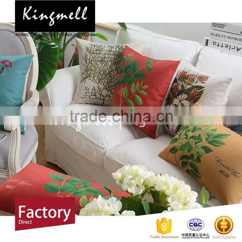 Customizable pure cotton cushion cover factory China