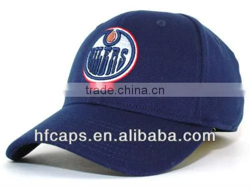 Applique full size 6 panel custom baseball cap hard hat