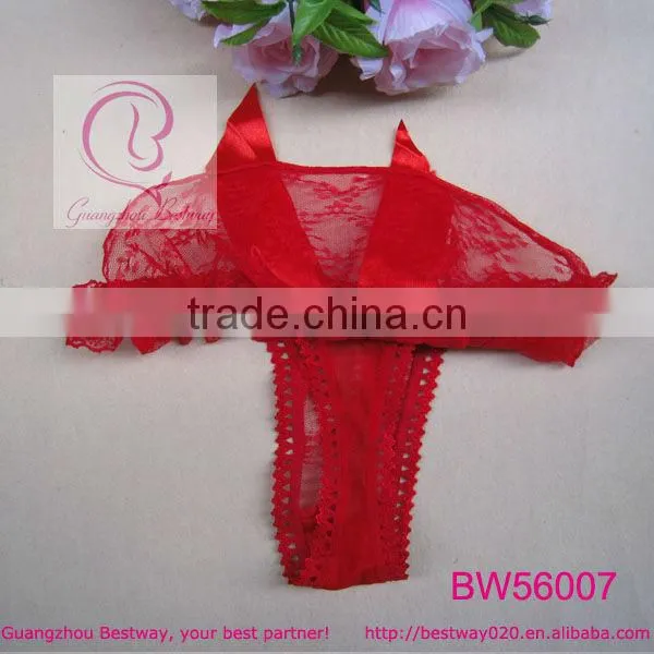 Sexy red girls g-string