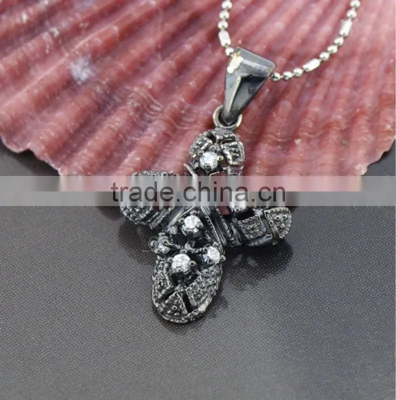 14062 silver snowflake necklace women's jewelry