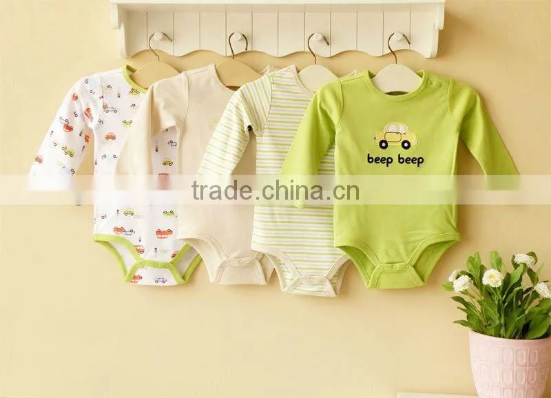 baby long sleeve romper ,baby long sleeve romper set,baby gift set 4in1