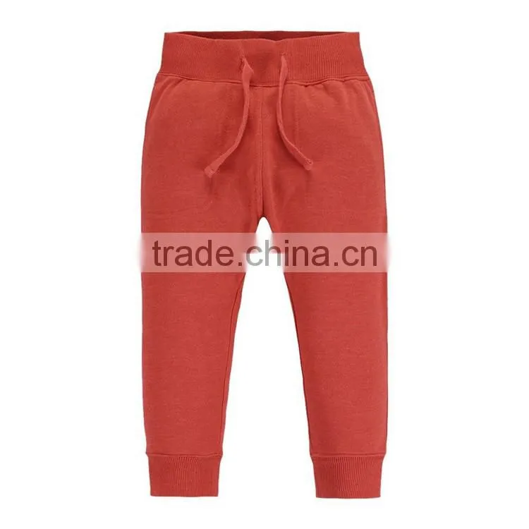 100% Cotton Knitted New Model Wholesale Fashion Design Pocket Cargo Kids Pants