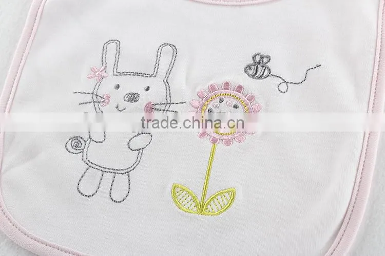 Wholesale Multi styles Fancy Cartoon Animal Printed Cotton baby Bibs