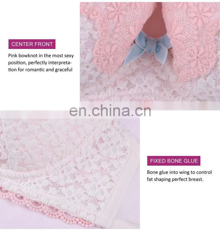 OEM Supplier Latest Hot Small In Lace Sweet Girl Tube Top Girls Bra