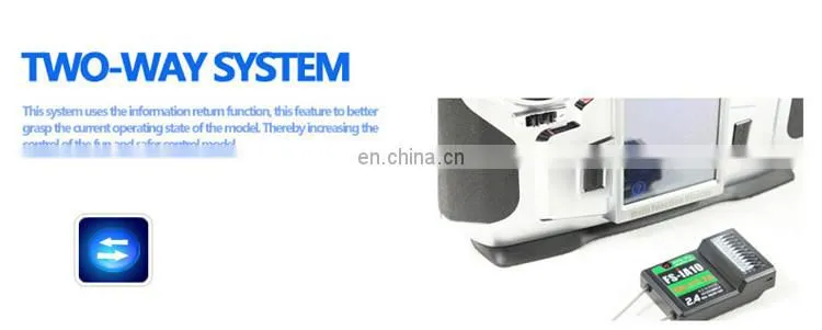 Latest Flysky FS-i10 2.4G 10CH Transmitter Receiver For RC Helicopter Multirotor