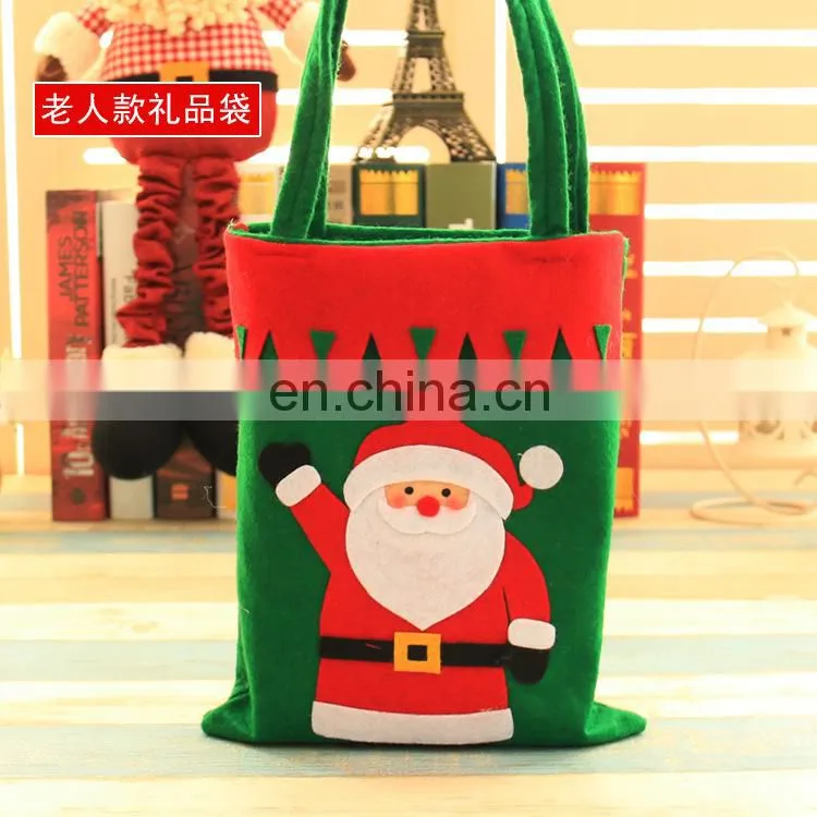 Children Christmas Snowmen Bear Candy Bag