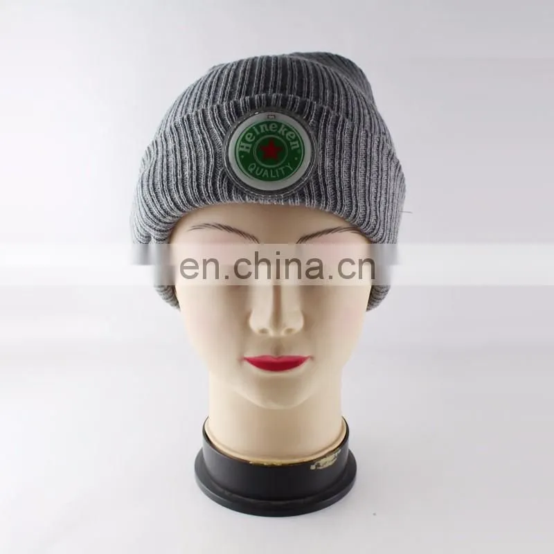 Best seller led lighted glow hat flashing woven winter hat warm flashing Hat