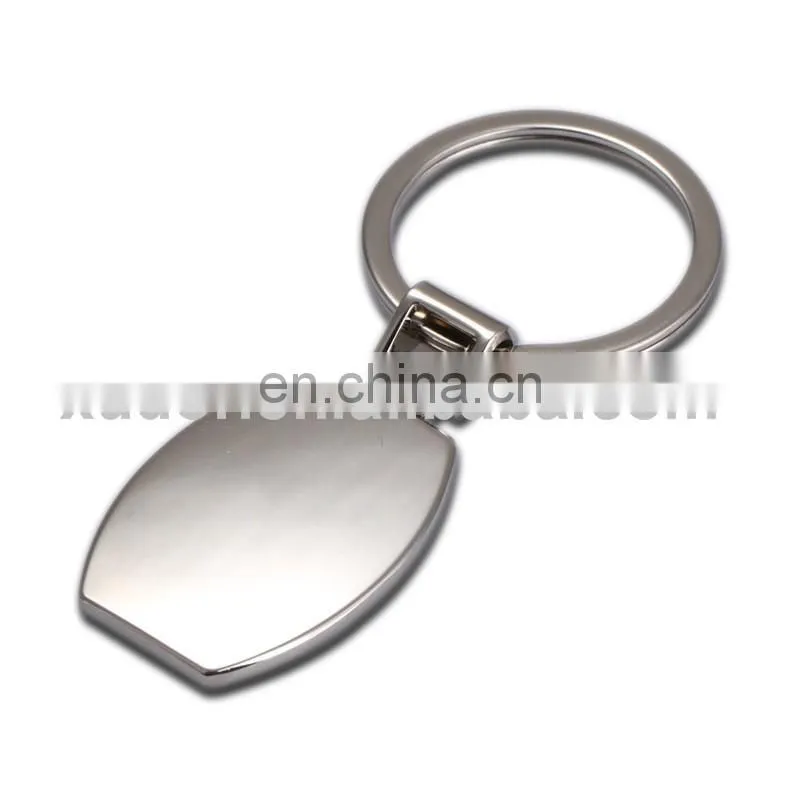 Blank customized logo metal keychains, new 2016 metal blank sublimation keychain for promotion gifts