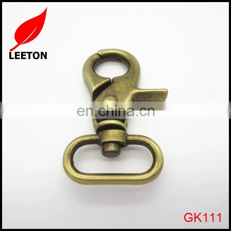 Factory supply 1.0inch anti-brass trigger snap hook for bag