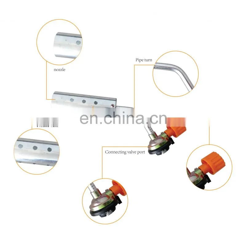 Hebei refill gas stove gun lighter and flamethrower gas gun spray torch gas burner burning torch