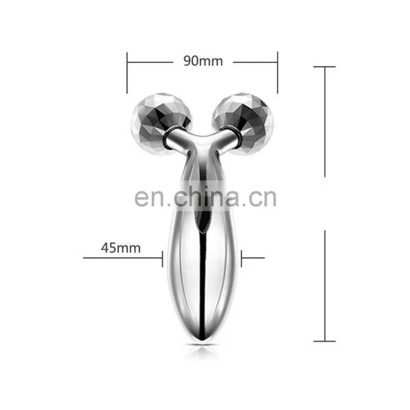 Handheld 3D Face Beauty Massage Lifting Roller Facial Massager Roller