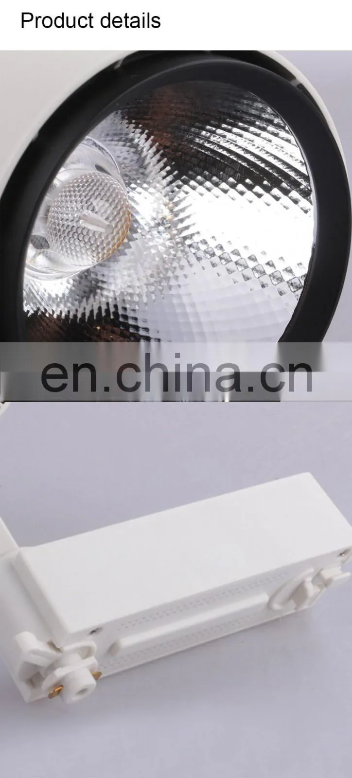 20w led track lighting system 85-265V Cool White rail lighting for shop
