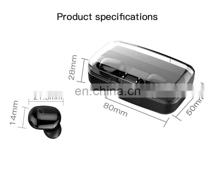 Tws Led Display Power Tws B172 B171 B169 Mini Earbud Earphone Wireless Headset With Charging Box
