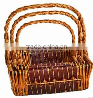 2016 food fruit flowers clothes store willow basket