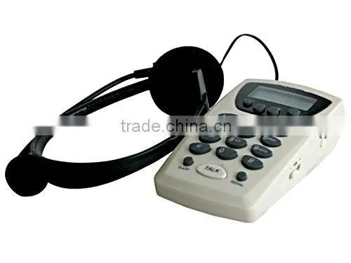 corded CID headphone for call center