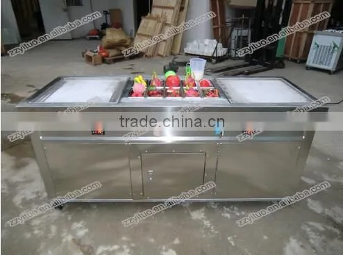 China New Style Mobile Commercial Fried Ice Cream Cart, Costomerized Food Trailer, Mobile Fast Food Carts For Snack Food