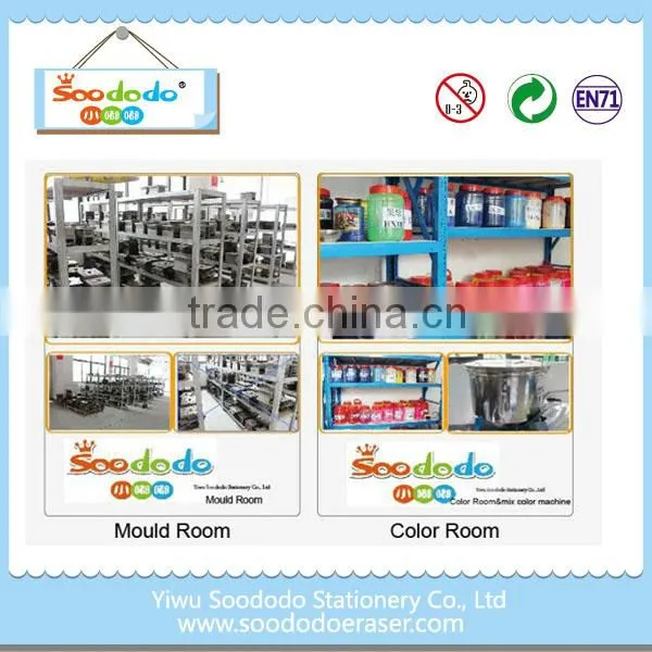ice cream shape erasers