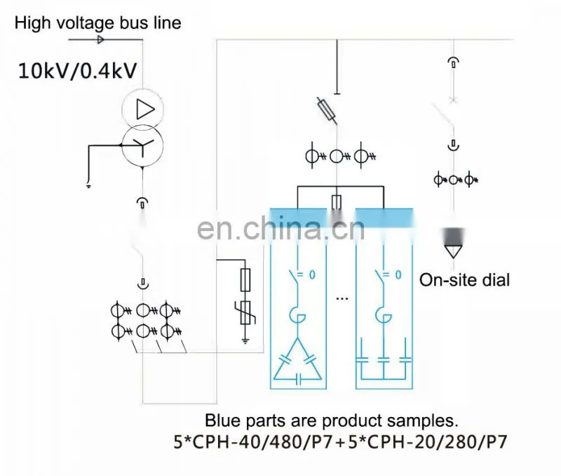 Modbus communication smart resistance capacitor automatic power factor correction equipment
