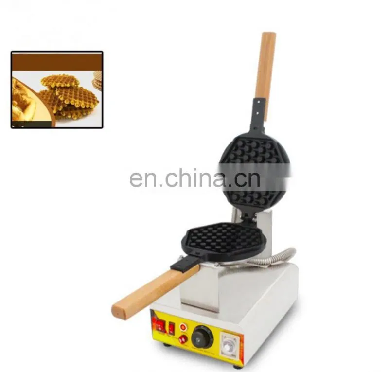 Electric heating mechanical version honeycomb waffle double-sided heating turnover electric cake file baking snack equipment