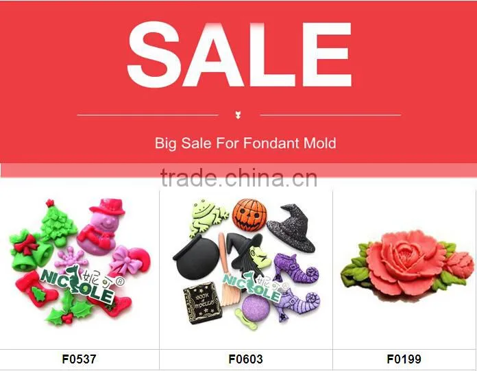 B0142 food grade custom pumpkin shape chocolate making silicone molds