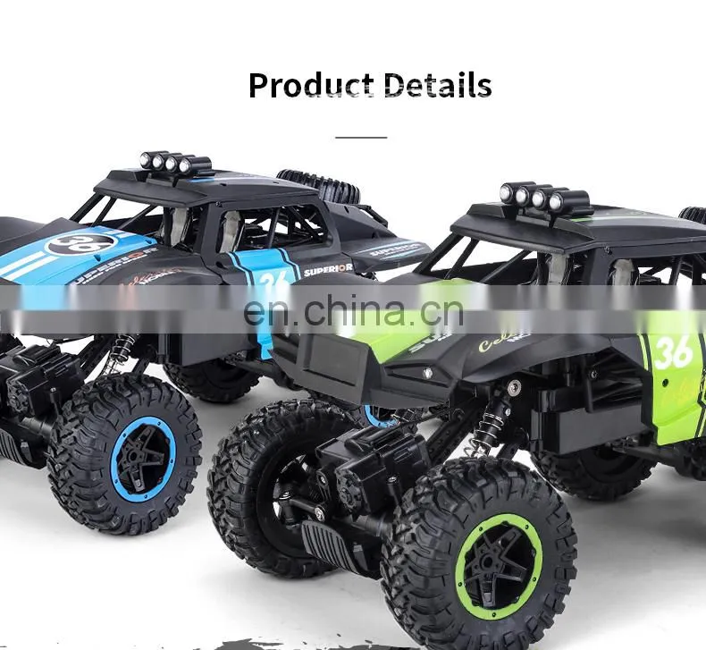 JJRC Q101 Big Rc Car Six-Wheel Drive Climbing Remote Control Cars 1/10 Off-Road Vehicle Children Outdoor Toy Gift