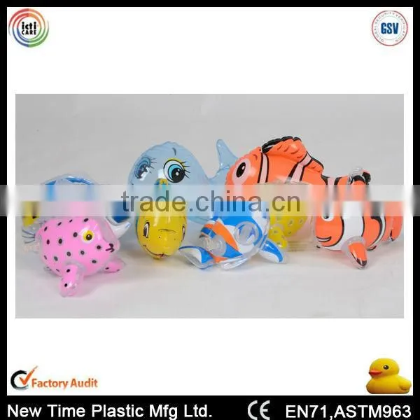pvc inflatable seahorse/ sea animal