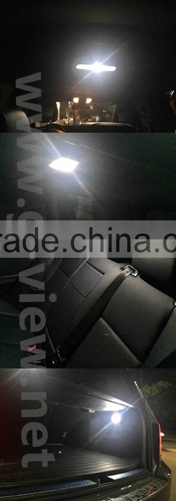 2016 samsung 5630 car led 259 6smd no error license plate bulb