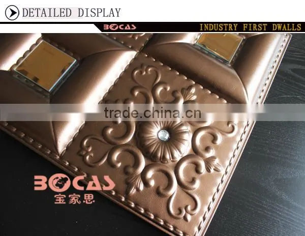 Soundproof,Heat Insulation,Mould-Proof,Fireproof Function and Wallpapers Type decorative 3d wall panels