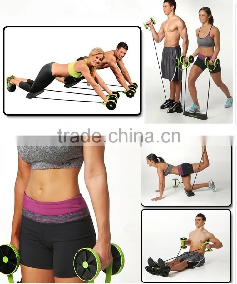Multifunction fitness equipment spare parts ab exercise wheel