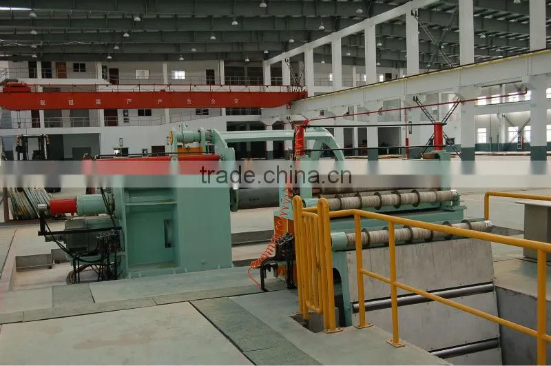 Automatic slitting line for thin and medium material