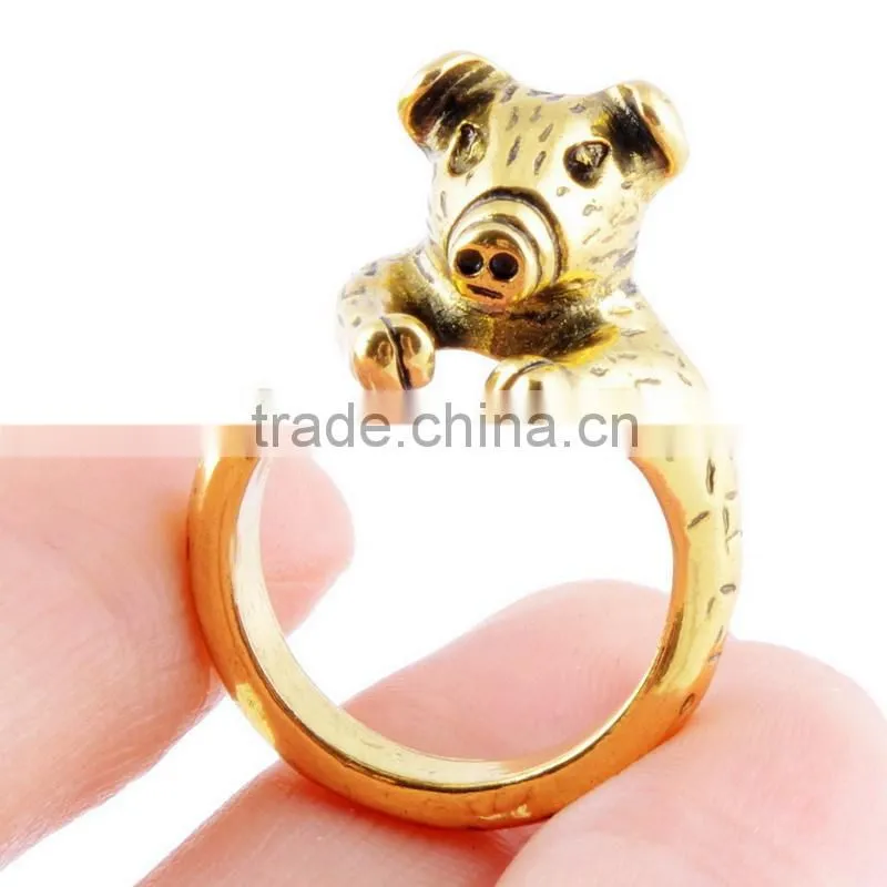 2015 Hot selling Pet Pig Animal Ring for girl