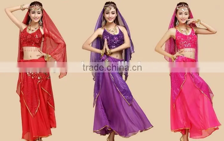 Hot sale sequins spangle paillette for Indian dance&belly dance/silver paillette sexy girls costume