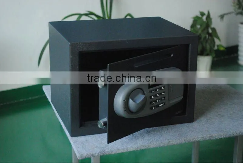 Safe deposit box with a slot on the door