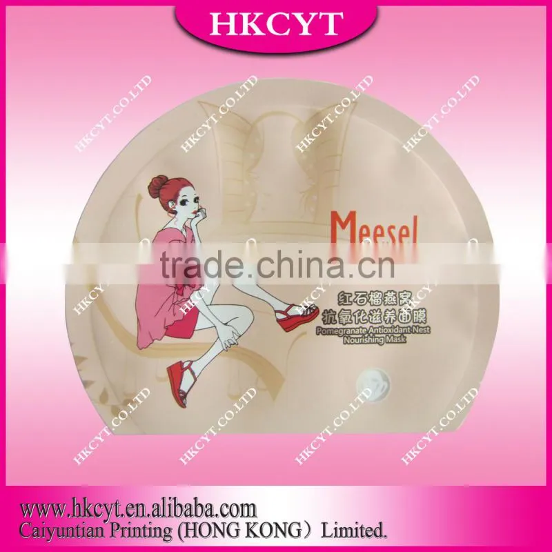 Moisture Proof Aluminized Foil Bag /customized plastic bag /mask facial bag