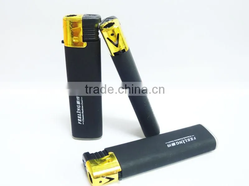 rubber appearence windproof cigarette lighter ,electron jet stream lighter