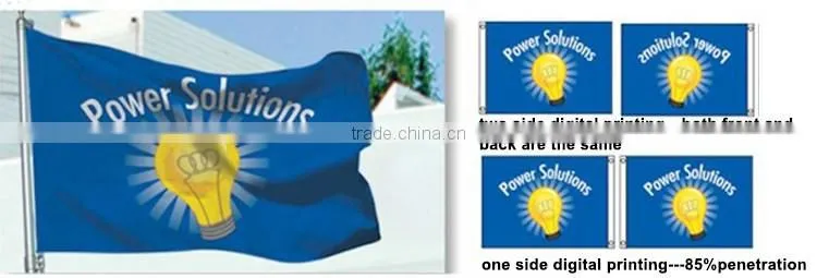 custom polyester material personalize fly banner flag