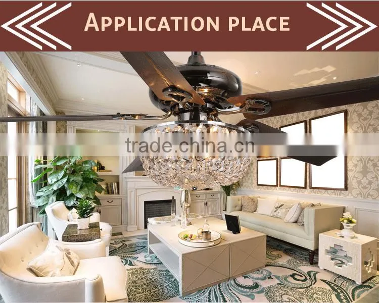Brown Color Hand Pull Ceiling Fan