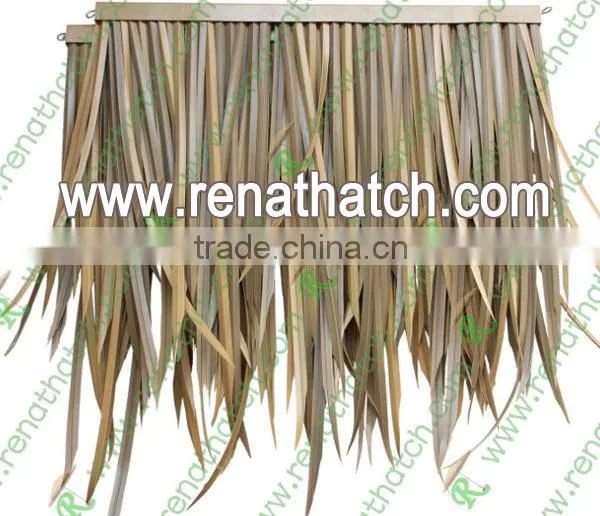 Fire retardant artificial thatch roof, gazebo