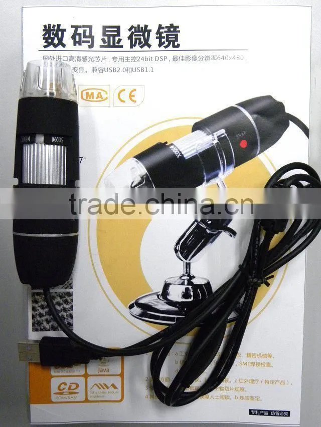 25X-200X Digital Zoom Microscope Stereo Microscope USB pocket Video Microscope CS01-200