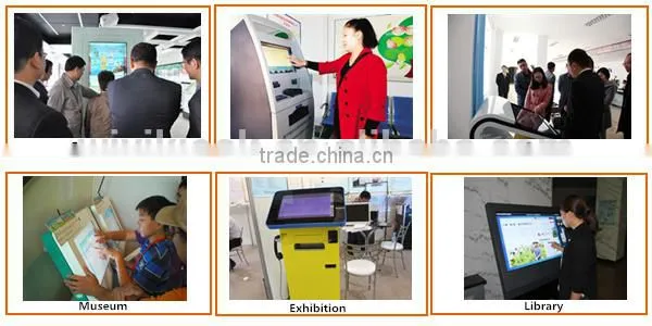 55" museum multimedia digital signage displays indoor signage
