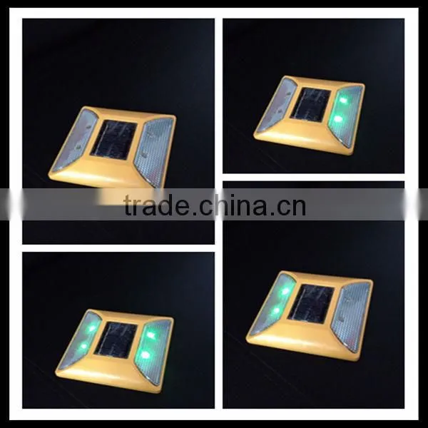 solar LED flash traffic marking stainless steel road stud