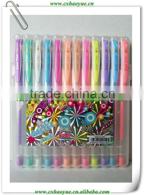 Zhejiang 2013 new style 009 pastel gel pen