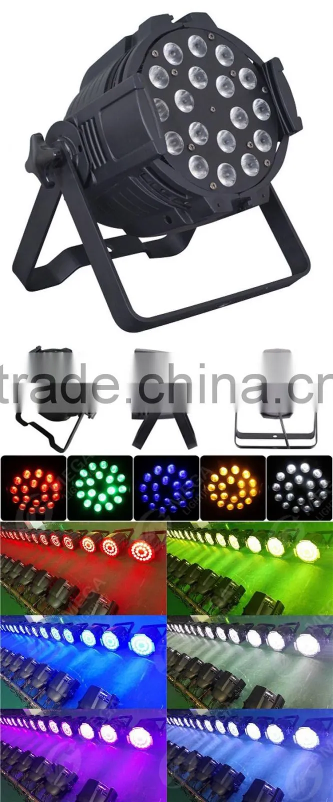 18x15W 5in1 rgbwa led par can light price