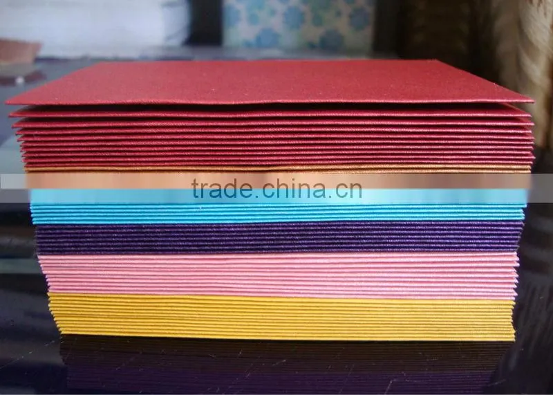 Colored invitation envelopes