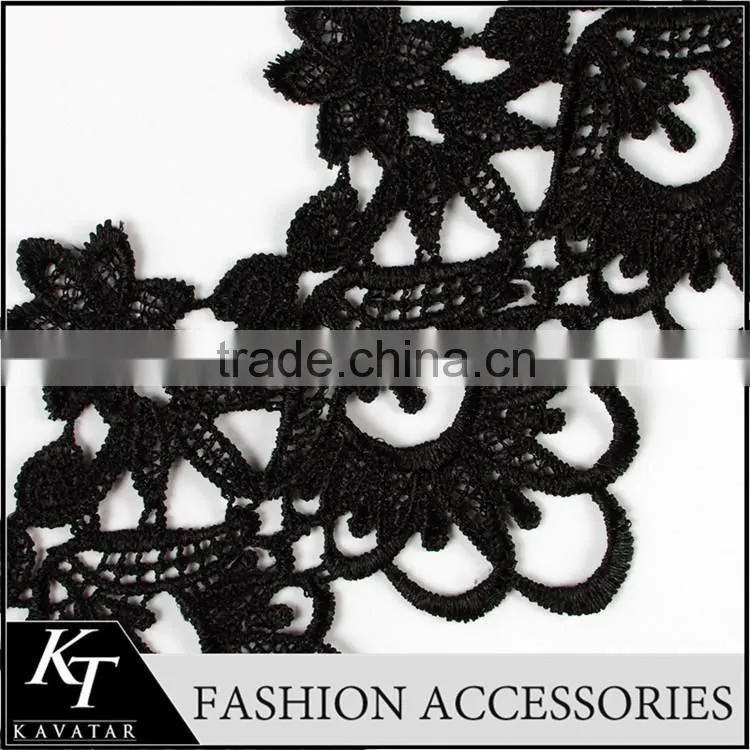 Yard Sale Polyester Embroidery Bead Motif Trim for Woman Diy
